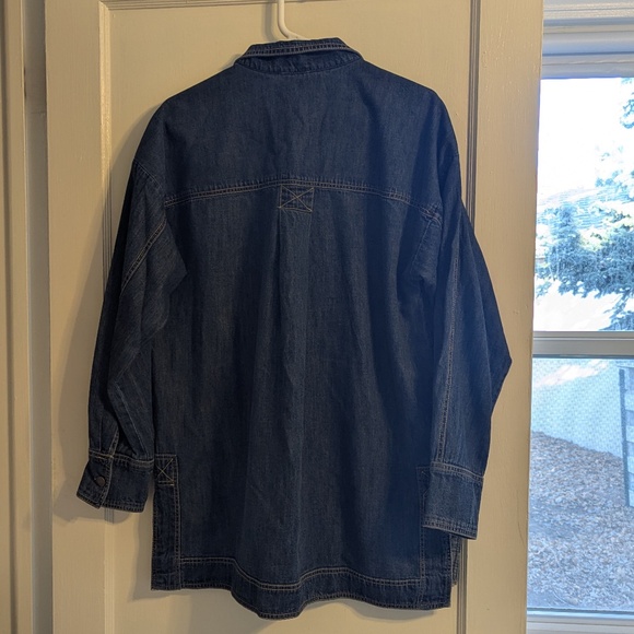 Jean/Denim Shirt or Dress Pilcro M - Picture 6 of 14
